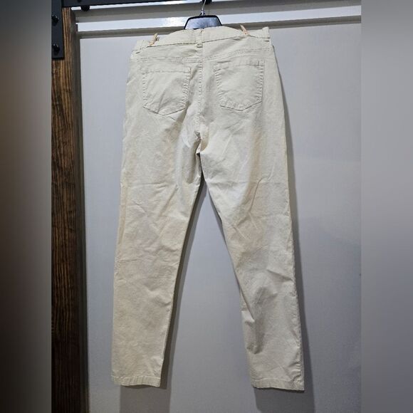 Silver Jeans Men's Ashton Straight Slim Fit Slim Leg Pants NWOT Sz 32 Putty - Picture 2 of 3